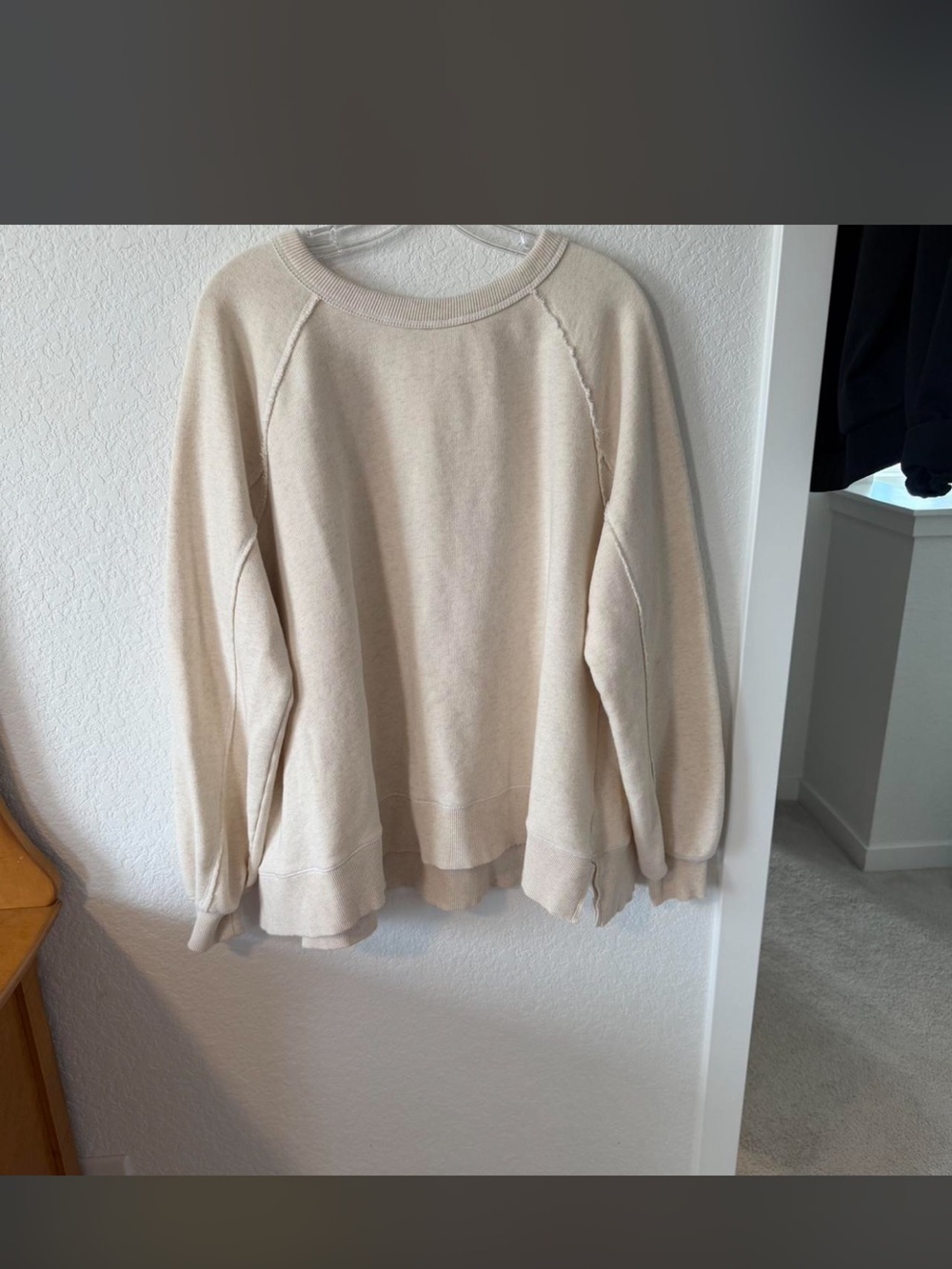 aerie Cream Crewneck Sweatshirt